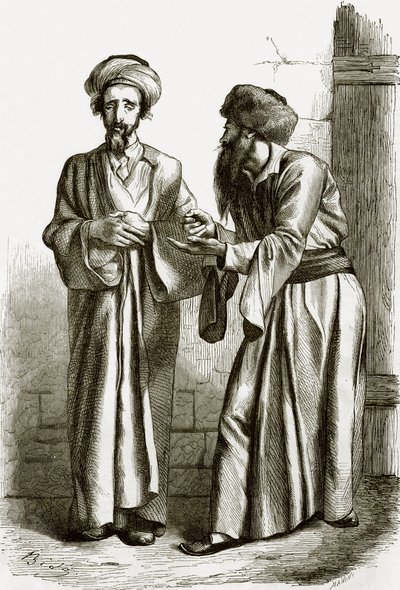 Jews at Jerusalem by English School